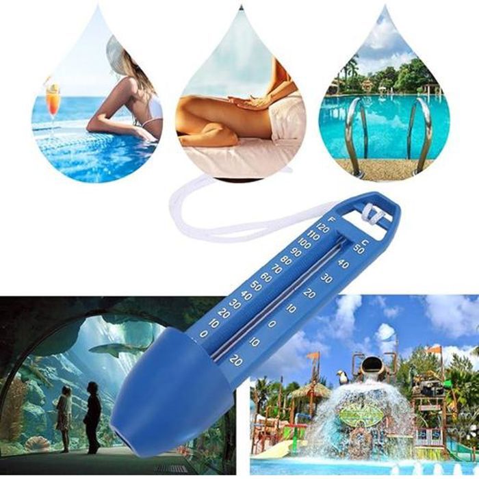 Thermomètre de Piscine Flottant Pour Piscine Spa Sauna Source Chaude