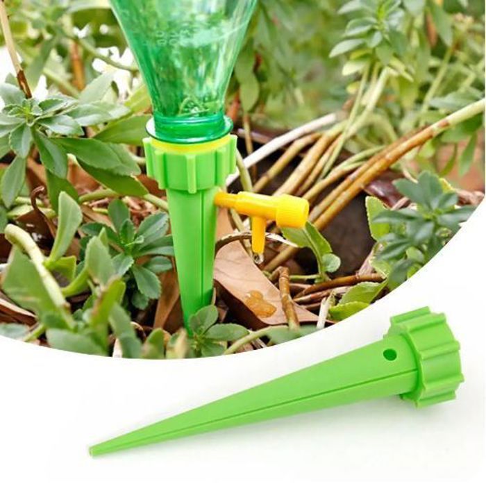 Lot de 10 Pcs Système D'irrigation Goutte à Goutte Pot de Plante