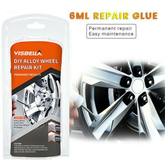 Visbella Kit de réparation de jantes en alliage bricolage pour les rayures endommagées