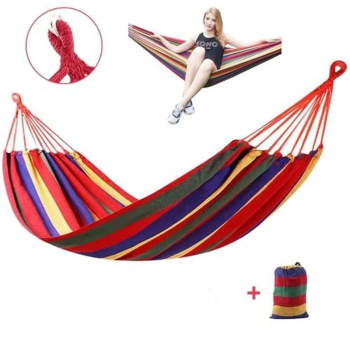 Hamac d'extérieur de Camping, En Plein Air Portable En Toile Léger