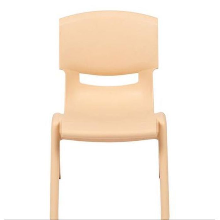 Chaise d'enfants de salle de classe d'école En Plastique Naturelle