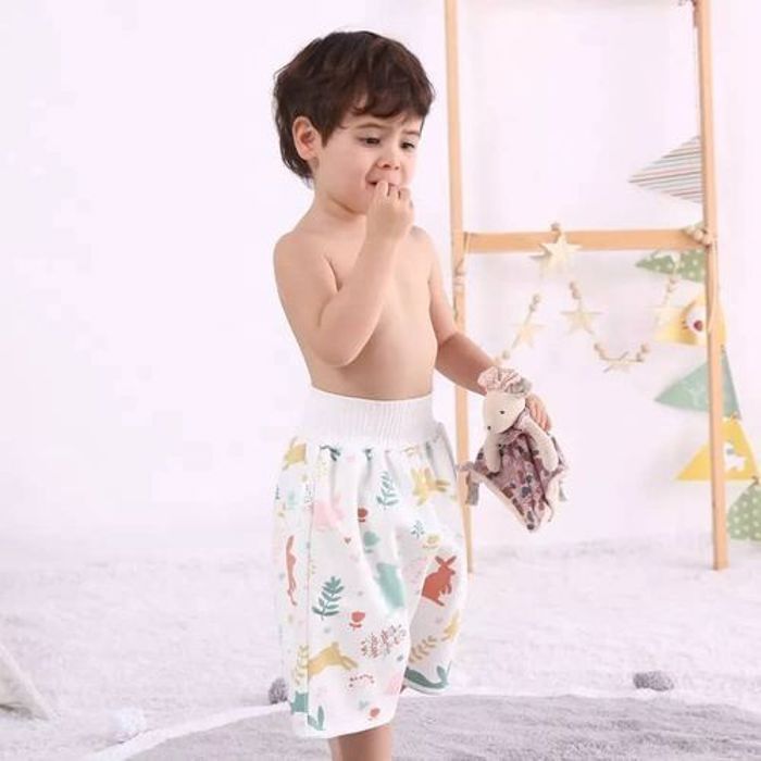 Jupe à Couches Imperméable Pour Tout-Petits Short Absorbant
