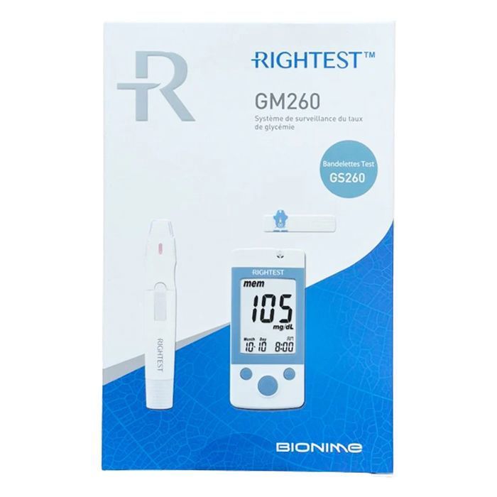 BIONIME Rightest GM260 Glucomètre Lecteur de Glycémie - Mont-Vert