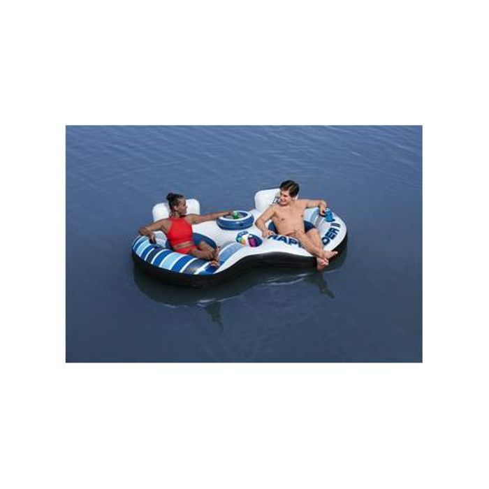 Bestway Hydro-Force Rapid Rider II Anneau de Bain Double 251 x 132 cm