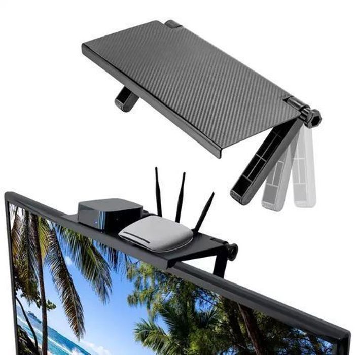 Support de Stockage Durable pour écran TV Screen Top Shelf Rack De Stockage