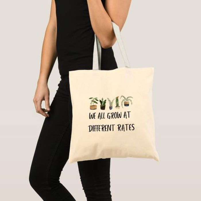 Tote Bag Nous Croissons Tous À Différents Taux T-Shirt Unique, haute qualité