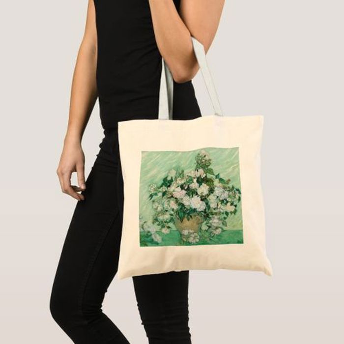 Tote Bag Vincent van Gogh - Rose Unique, haute qualité