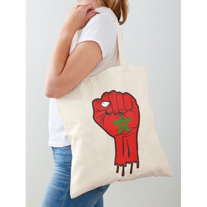maroc main poing maroc fierté racines Tote bag classique
