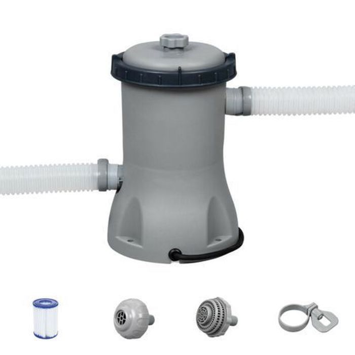 Bestway Filtre à Cartouche Type I Pour Piscine Hors Sol 16W(1.2 m3/h)