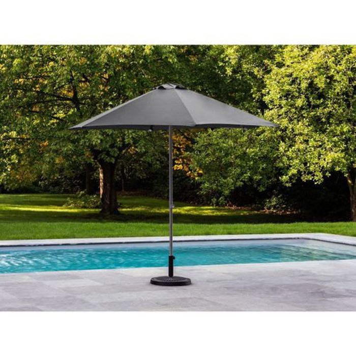 Parasol Pour L'extérieur Pied du Parasol en Aluminium Tissu en Polyester 2.7 M