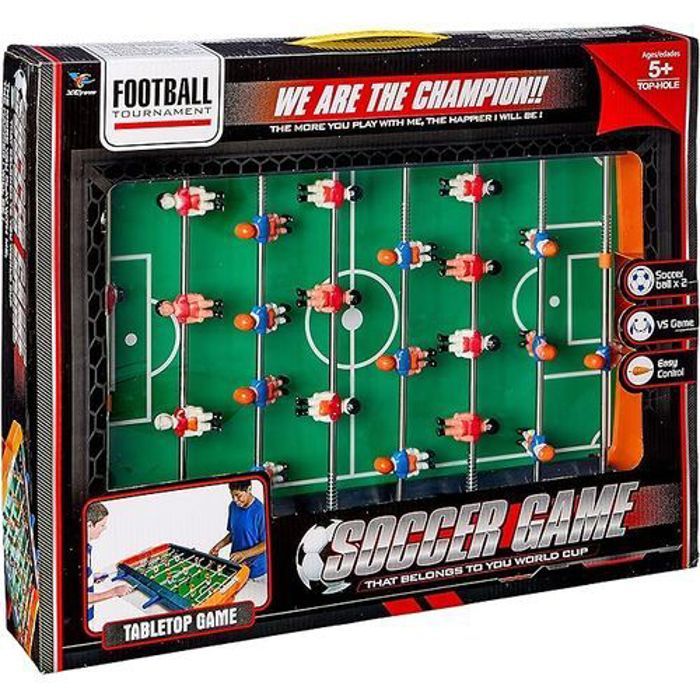 Jeu de Football Table Bureau Double Contrôle Console Jeu Air Football