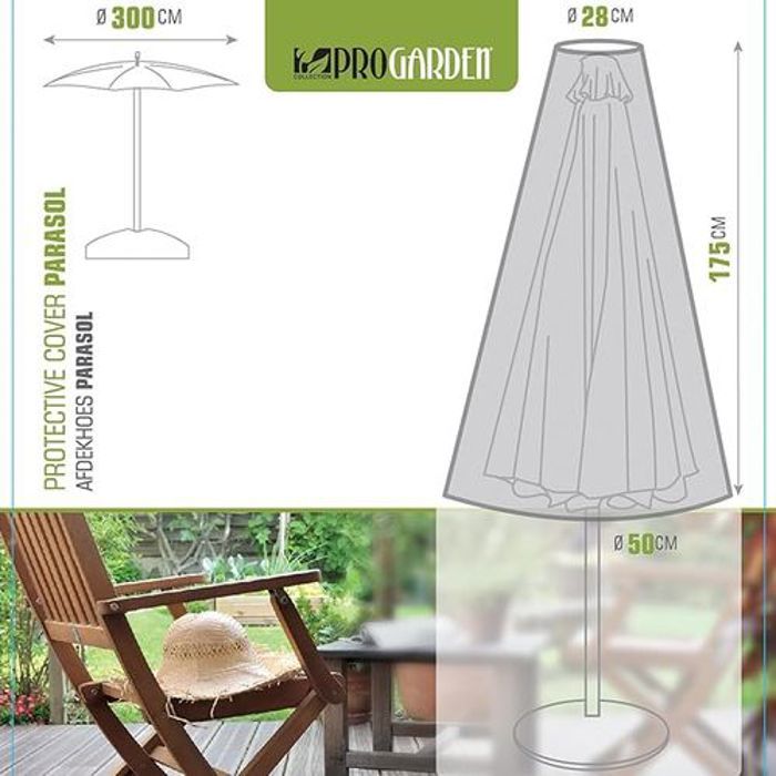 Housse de protection imperméable pour parasol de jardin
