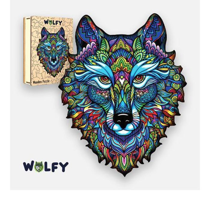 WOLFY Puzzle Pour Adultes Et Enfants Familial motif Renard Rusé