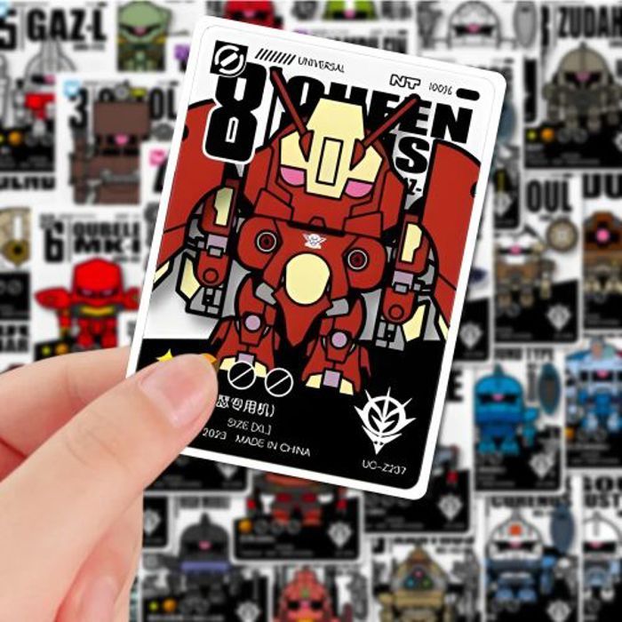 Stickers 50Pcs Gundam Anime Laptop Stickers