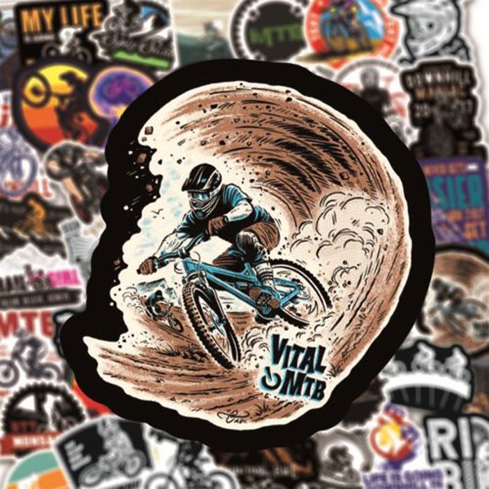 Stickers 50Pcs Mountain Bike Graffiti Stickers for Kids