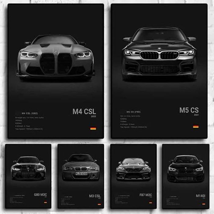 Decoration 6 Poster Pop Black And White