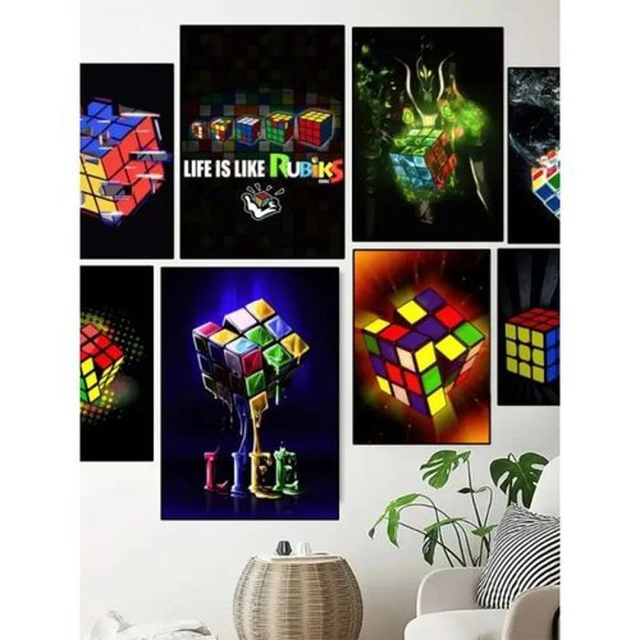 Poster Décoration Murale - OUTFITS AND MORE - Cartoon Aesthetics - 21x15cm - Waterproof - Durable
