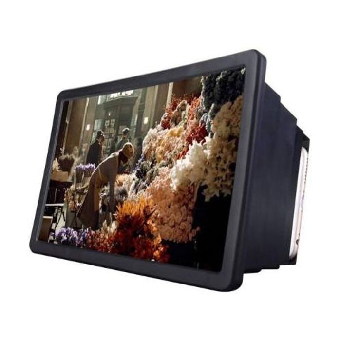 3D rétractable HD écran amplificateur de téléphone Loupe d'écran 12 Pouces