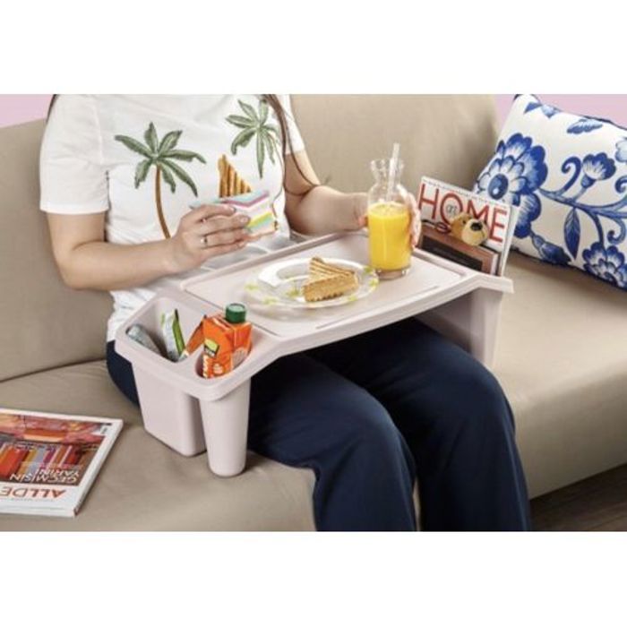 Table basse portable Avec 3 Poches pour enfants table de travail