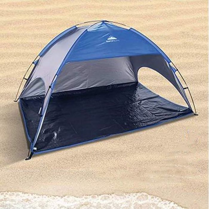 Northpacific Tente de plage Camping Pêche Abri Pare-soleil avec Sac Housse 220 x 120 x 115 cm-