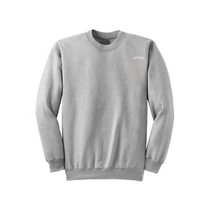 Sweatshirt gris Phoenix en montoni et lycra pour un confort supérieur