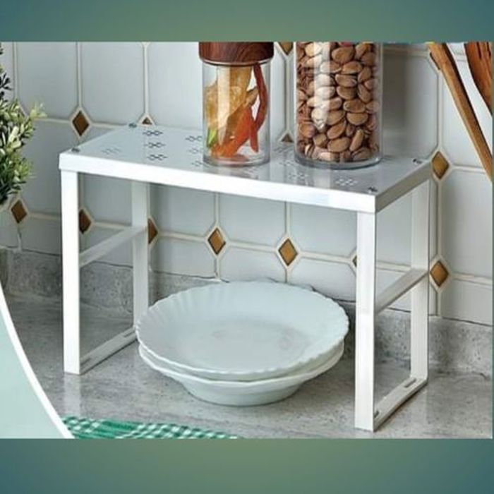 Étagère Support en métal pour organisateur d'armoires de cuisine  33×13x15Cm