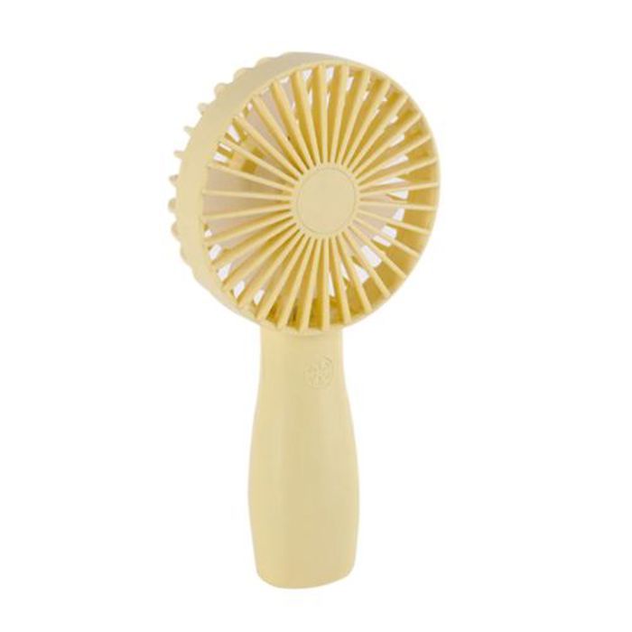 DIANDI Ventilateur à Main  a Led Portable Avec Charge USB (18,5 x 9)cm