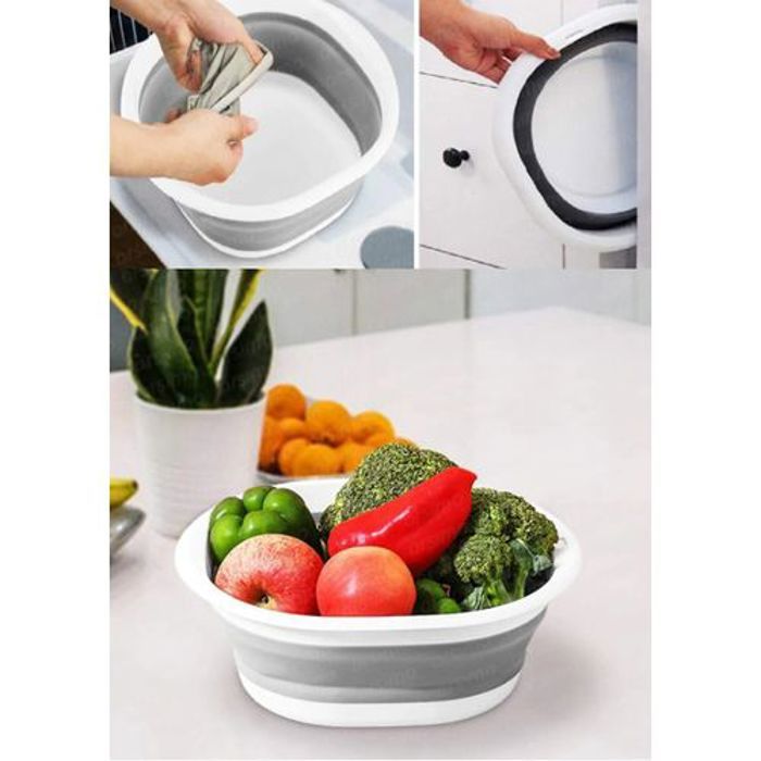 PLASTART Bassin Pliable En Silicone 5.25 Lt