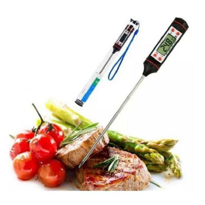 Thermomètre à LCD pour aliments,viande,grill, barbecue, Thermomètre Cuisson