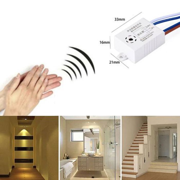 Interrupteur à Capteur De Lumière, Détecteur de Son