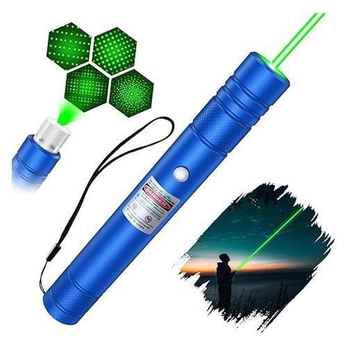 Pointeur Laser Haute Performance Rechargeable Batterie Avec 1000 Points Verts