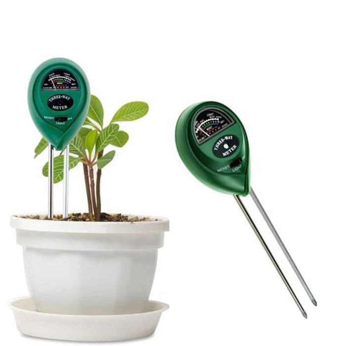 Testeur 3 en 1 Appareil de mesure 3 lecteur pour l'humidité/ lumière/ PH de sol