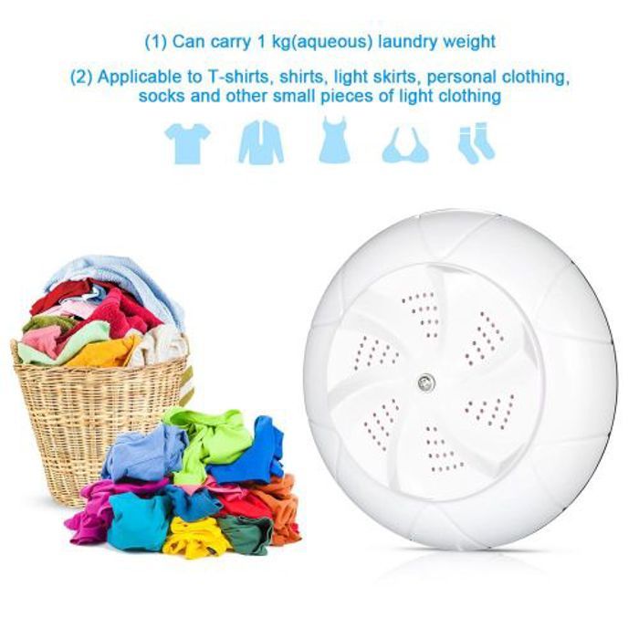 Mini Portable Machine a laver Ultrasonic Turbine Wash Laundry Cleaner