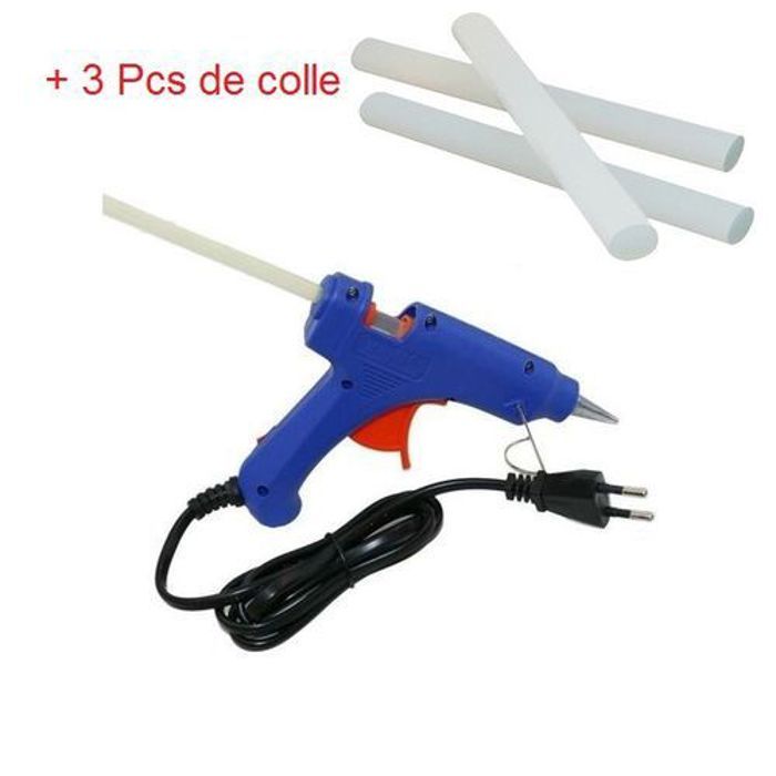 Pistolet  À Colle Chaud Plus 3 pièces de Colle Gratuit