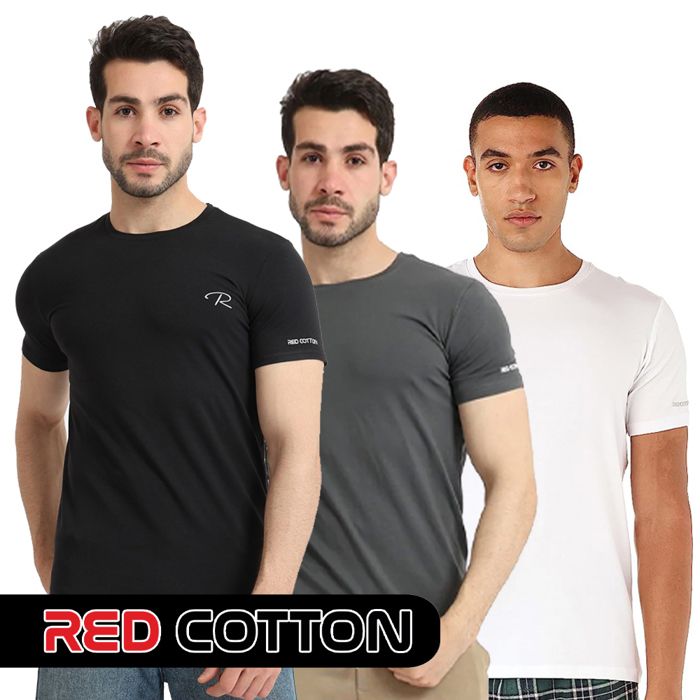 Pack de 3 T-Shirt Col O REDCOTTON