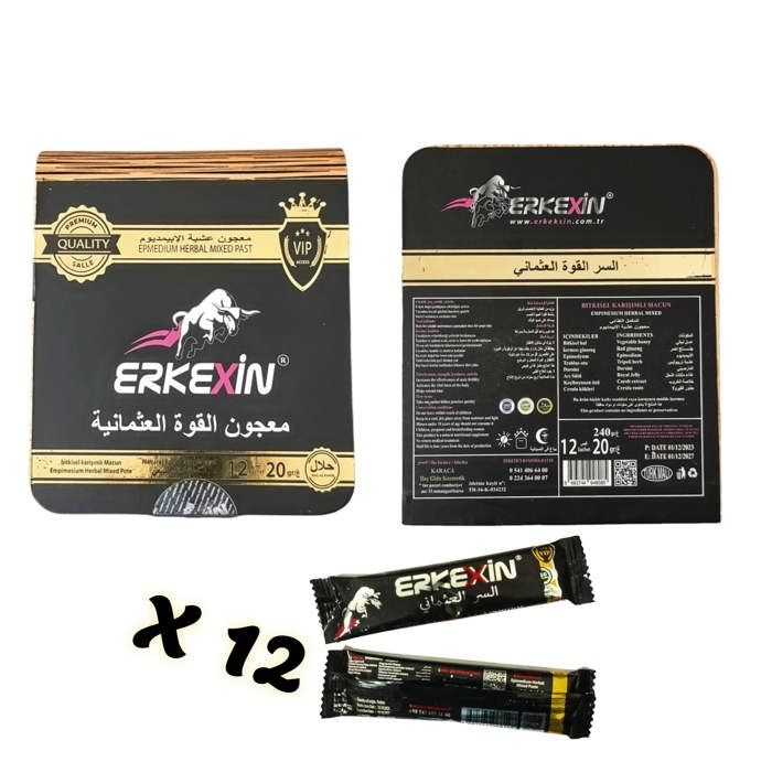 Erkexin Epimedium Pâte 12 X 20G SACHETS Turksh Pâte à base de plantes