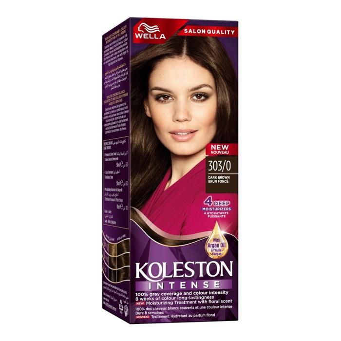 Coloration capillaire INTENSE 303/0 DARK BROWN WELLA KOLESTON