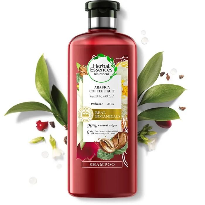HERBAL ESSENCE - LOT SHAMPOING 400ml + CONDITIONER 400ml CAFE
