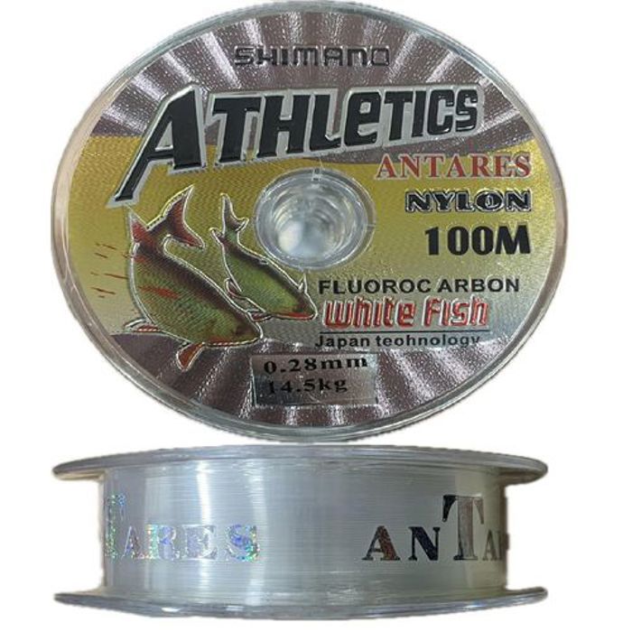 Fil de pêche - ANTARES - ATHLETICS - Fluoro-carbon - 0.28mm - 14.5kg - 100M