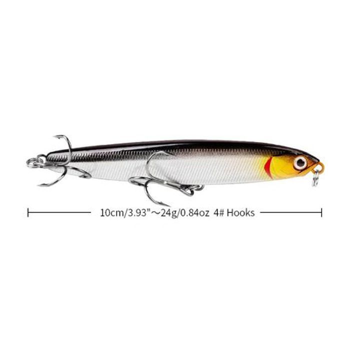 Leurre de Pêche - Non spécifié - 10cm 24g - Anti corrosion - Peinture réaliste - Boules en métal