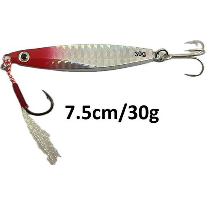 Leurres De Pêche Durs Appât Artificiel jigs 30g/7.5cm double hameçon