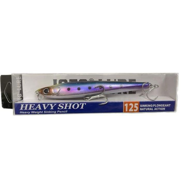 Leurre de pêche - Heavy Shot - Sinking Pencil 125mm - 30g - Résistant à la corrosion - Durable et réutilisable