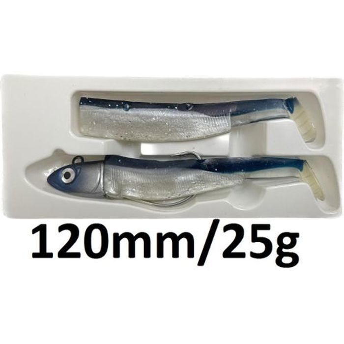 Leurre de Pêche - Profish - 120mm - 25g - Bleu - Carnassiers Eau Douce et Mer