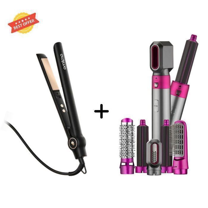 Pack Lissage Parfait : Oraimo Smart Straightener + TP-5+1 Hot Air Styler
