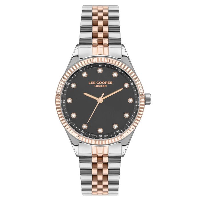 Montre - Lee Cooper - LC07310.550 - Acier inoxydable bicolore - 47 mm - Étanche léger