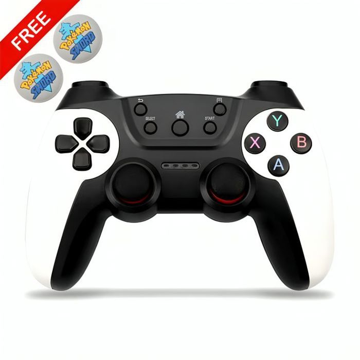 Manette Pour PS3 et Android TV Box et PC BLANC Haute Qualité + Poignées de pouce pour votre manette Gratuit