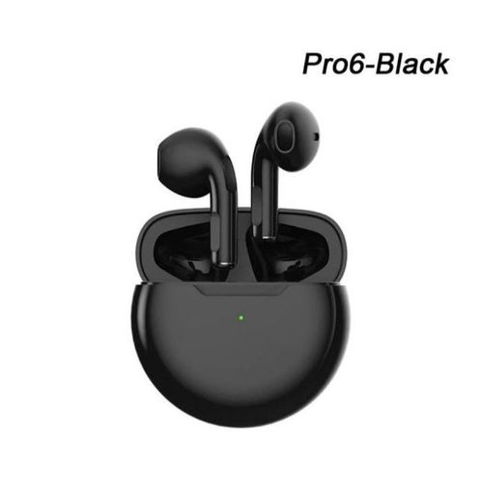 TWS Écouteurs bluetooth Sans Fil,TWS Pro 6  noire