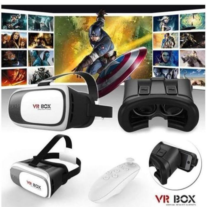 VR Box Lunettes vidéo 3D réalité virtuelle avec Bandeau réglable