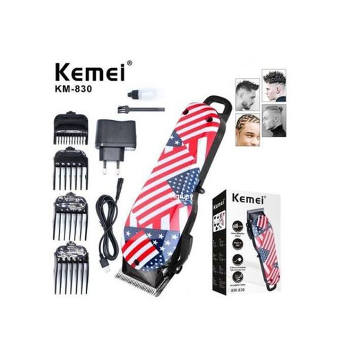Kemei tondeuse KM 830 à cheveux professionelle puissante tandeuse KM 830