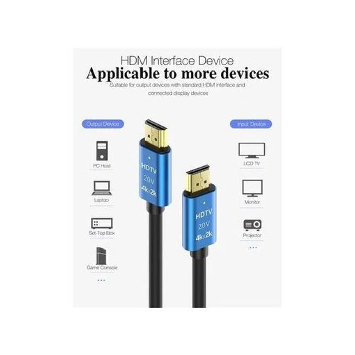 Câbles HDMI 1.5m Premium 4K Ultra HD Robuste, Blu Ray PC Moniteur TV PS5 Xbox